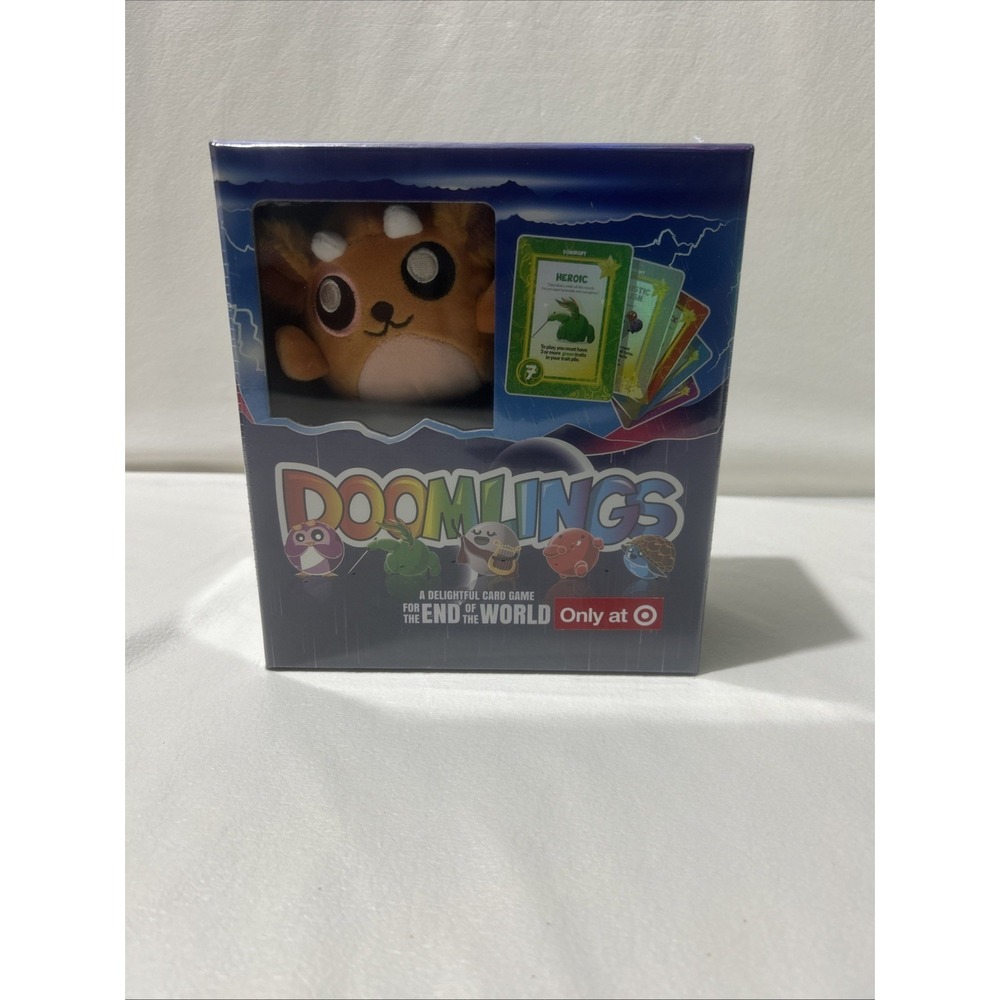 Doomlings Card Game With Plush Toy -  Exclusive‎ Edition -